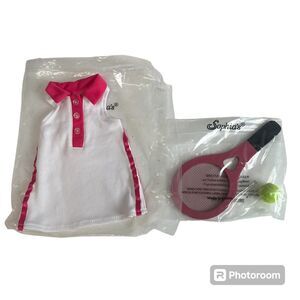 Sophia's Doll Tennis Dress Racket Ball Outfit Fits 18" & American Girl Dolls ‘15